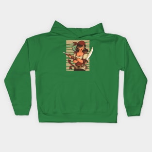 Miss Pirate Graphic Tee Kids Hoodie